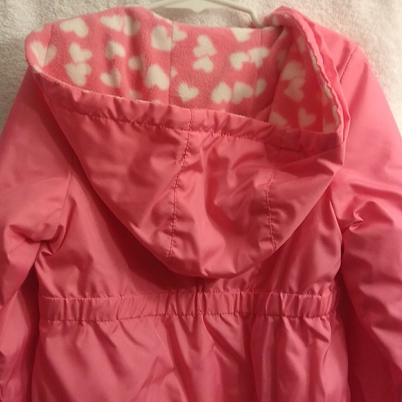 OshKosh B'gosh Jackets & Coats Osh Kosh Fleece Lined Pink Rain